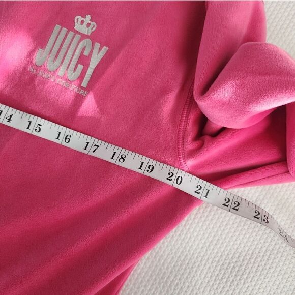 Juicy Couture jumpsuit hoddied velour side pockets - Picture 8 of 15